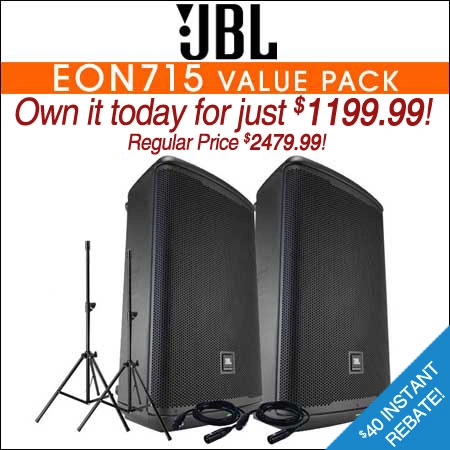JBL EON 715 Value Pack