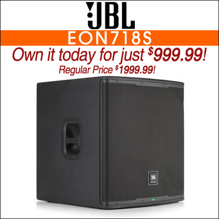 JBL EON718S 18" Powered PA Subwoofer