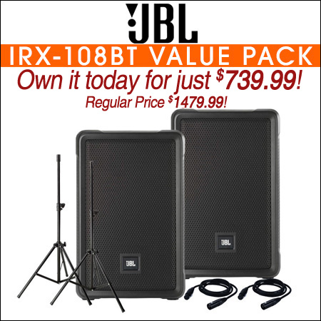 JBL IRX-108BT Value Pack