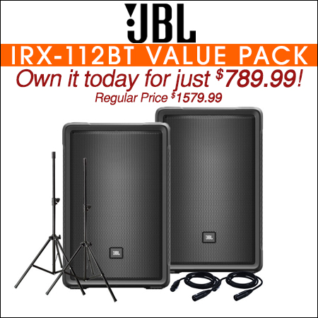 JBL IRX-112BT Value Pack