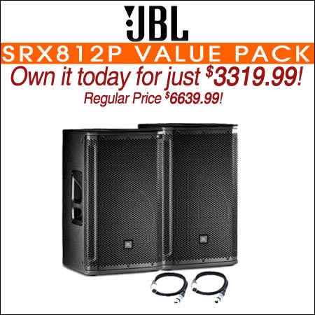 JBL SRX812P Value Pack