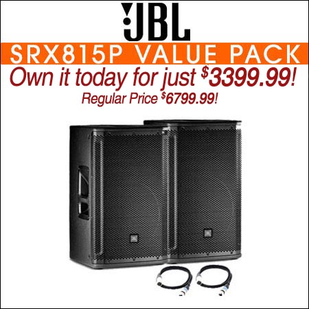 JBL SRX815P Value Pack