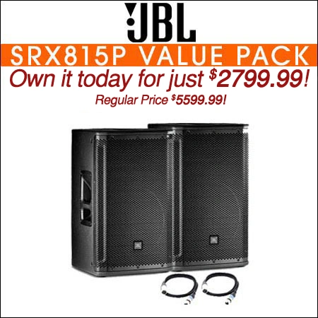 JBL SRX815P Value Pack