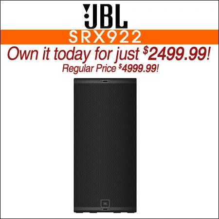 JBL SRX922 Dual 12-Inch 3-Way Powered Speaker