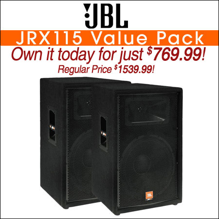 JBL JRX115 Value Pack