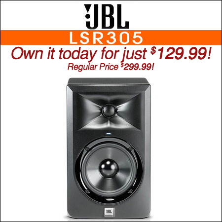 JBL LSR305 5" Powered Studio Monitor