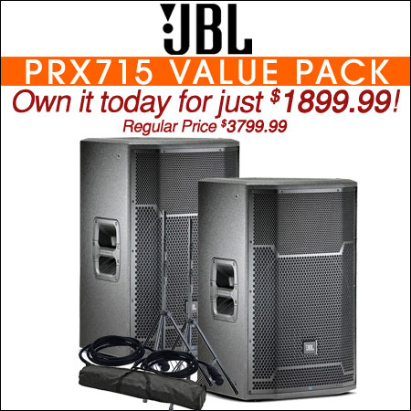 JBL PRX715 VALUE PACK