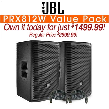 JBL PRX812W Value Pack