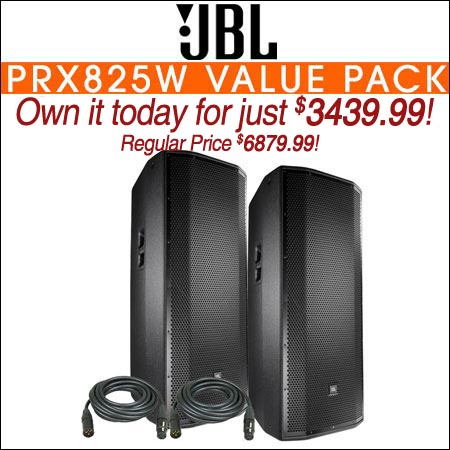 JBL PRX825W Value Pack