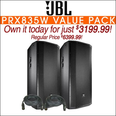 JBL PRX835W Value Pack