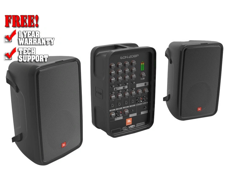 JBL EON 208P Portable PA System with 8-Channel Mixer and Bluetooth