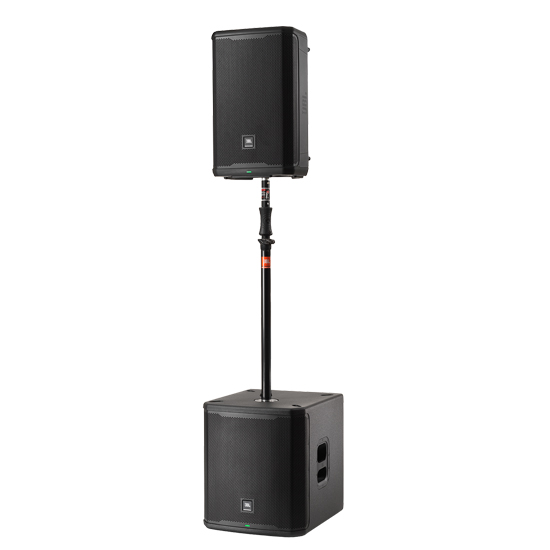 (2) JBL PRX915XLF & (2) JBL PRX912 with (2) Subwoofer Pole Package