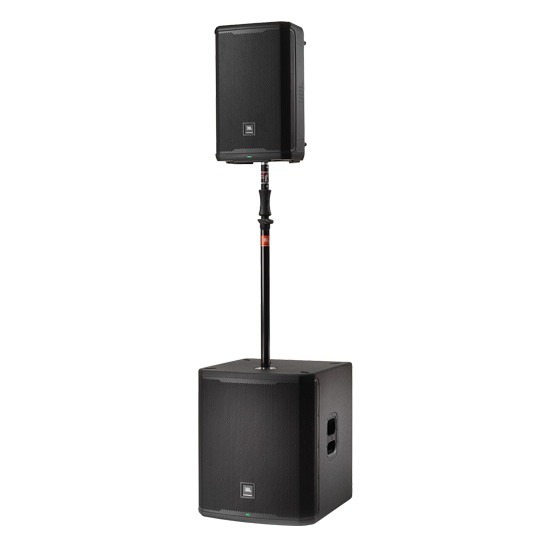 (2) JBL PRX918XLF & (2) JBL PRX915 with (2) Subwoofer Pole Package