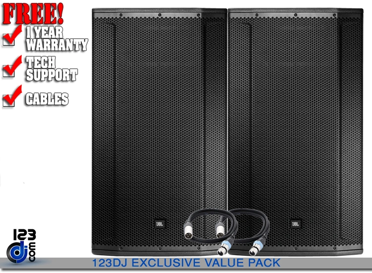 JBL SRX835 15-Inch 3-Way Passive PA Speaker Value Pack
