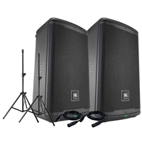 JBL EON710 10-inch 1300W Powered PA Speaker Value Pack