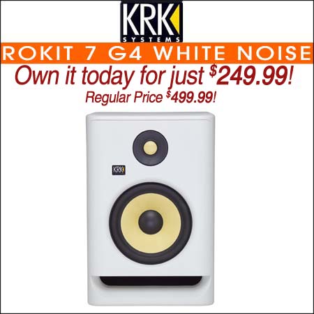 KRK ROKIT 7 G4 White Noise 7" Powered Studio Monitor