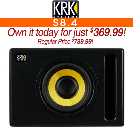 KRK S8.4 Powered Studio Subwoofer