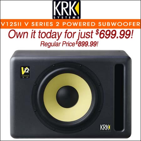 KRK V12SII V Series 2 Powered Subwoofer