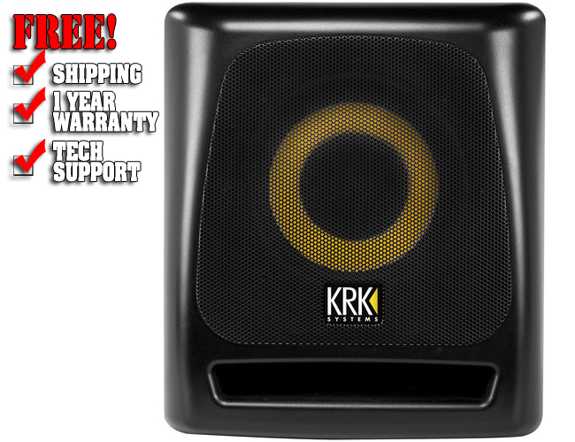 KRK 8Sub | Studio Monitor Subwoofers | DJ Speakers | DJ Studio Gear 123dj.com