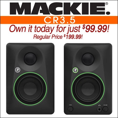 Mackie CR3.5 3.5-inch Powered Studio Monitors