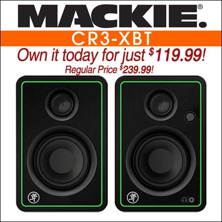 Mackie CR3.5BT 3.5-inch Powered Bluetooth Studio Monitors