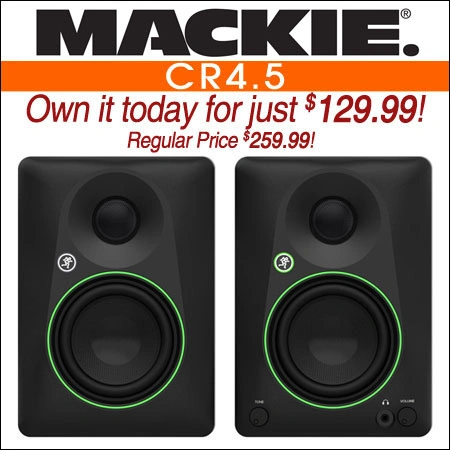 Mackie CR4.5 4.5-inch Powered Studio Monitors