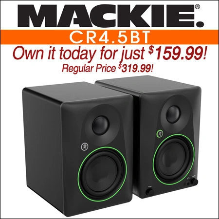 Mackie CR4.5BT 4.5-inch Powered Bluetooth Studio Monitors