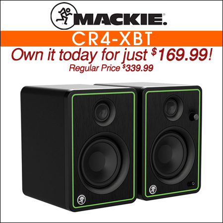 Mackie CR4-XBT Studio Monitors 