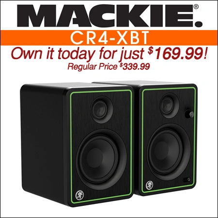 Mackie CR4-XBT Studio Monitors
