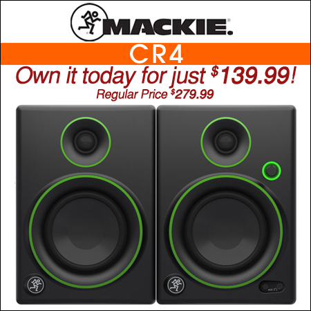 Mackie CR4 Studio Monitors