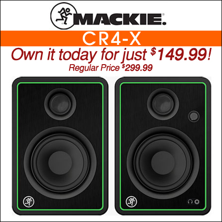 Mackie CR4-X 4" Multimedia Monitors 