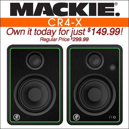 Mackie CR4.5 4.5-inch Powered Studio Monitors