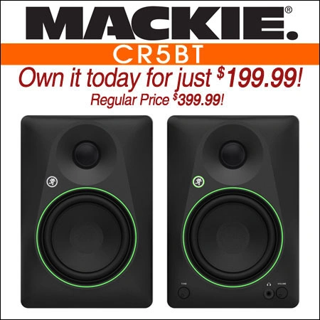 Mackie CR5BT 5-inch Powered Bluetooth Studio Monitors