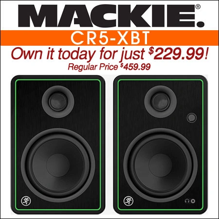 Mackie CR5-XBT Powered Bluetooth Studio Monitors