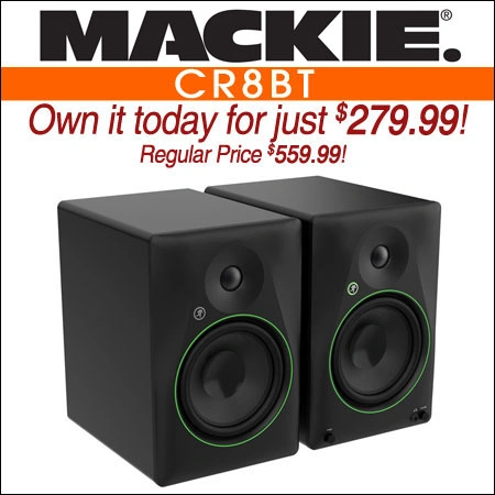 Mackie CR8BT 8-inch Powered Studio Monitors