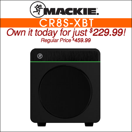 Mackie CR8S-XBT 8" Multimedia Subwoofer with Bluetooth 