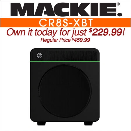 Mackie CR8S-XBT 8" Multimedia Subwoofer with Bluetooth