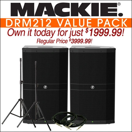 Mackie DRM212 Value Pack