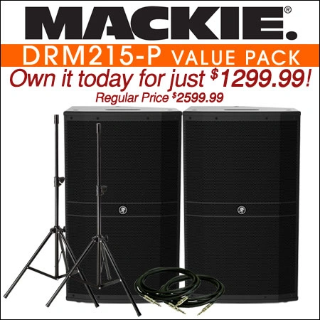 Mackie DRM215-P Value Pack