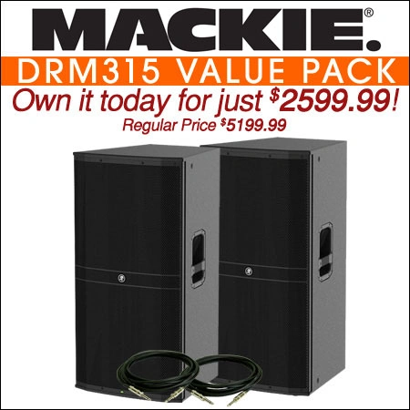 Mackie DRM315 Value Pack
