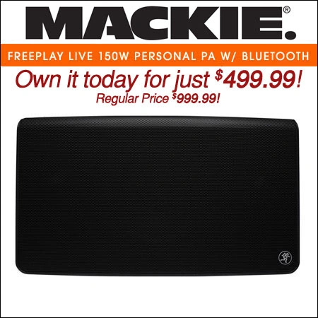  Mackie FreePlay Live 150W Personal PA w/ Bluetooth