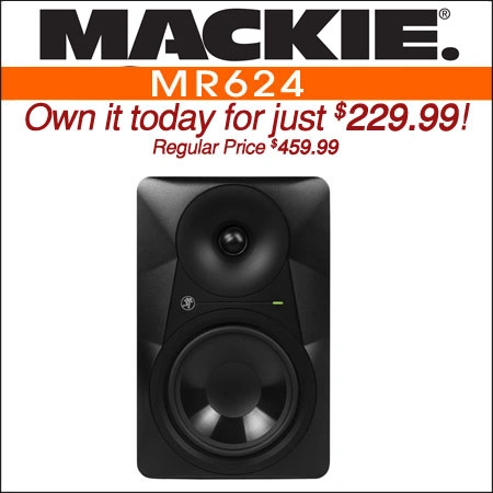 Mackie MR624 6.5" Powered Studio Monitor