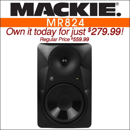 Mackie MR824 Powered Studio Monitor