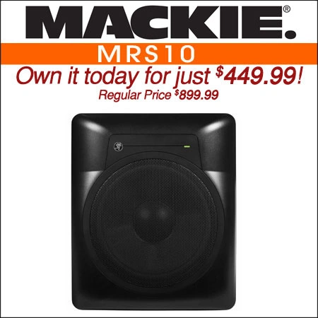 Mackie MRS10 10" Powered Studio Subwoofer