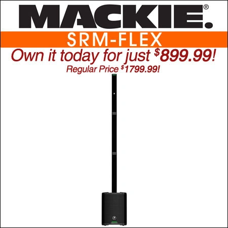 Mackie SRM-Flex Portable Column PA System Black