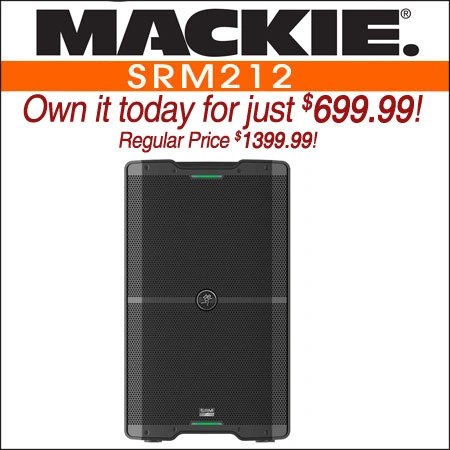 Mackie SRM212 V-Class 12" 2000W High-Performance Powered Loudspeaker