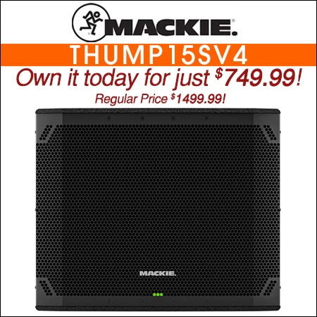 Mackie Thump15Sv4 15" Professional Powered Subwoofer
