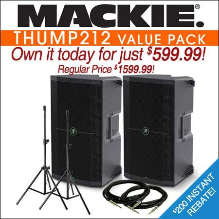 Mackie Thump212 Value pack