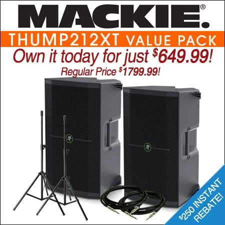 Mackie Thump212XT Value pack