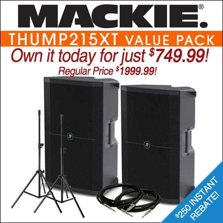 Mackie Thump215XT Value pack